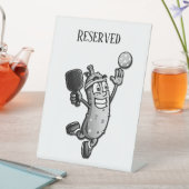 Pickleball Star vorbehalten Sockelschild (In Situ)