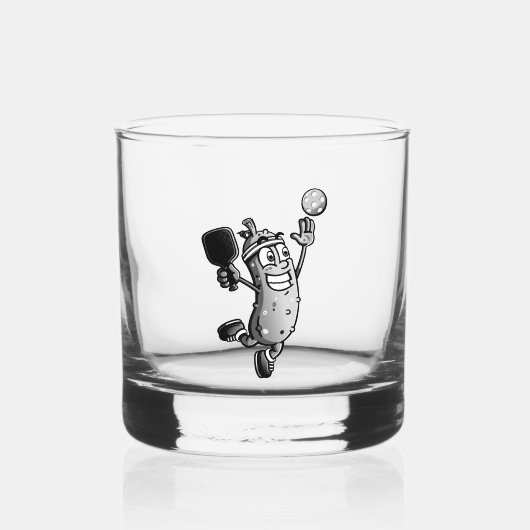 Pickleball Star Whiskyglas (Vorderseite)