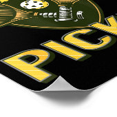 Pickleball starke Power Pickle Poster (Ecke)