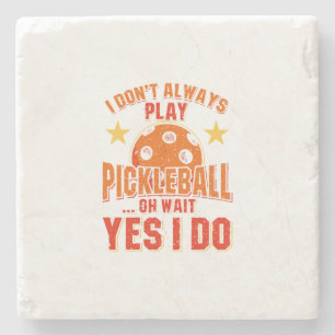 Pickleball Steinuntersetzer