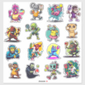 Pickleball Sticker sheet (Blatt)