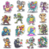 Pickleball Sticker sheet (Vorderseite)