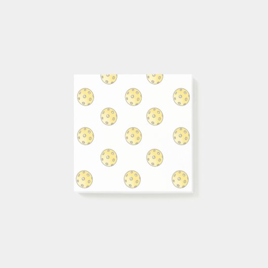 Pickleball Sticky-Note oder Post-it Notepad Post-it Klebezettel (Vorderseite)
