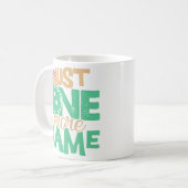 Pickleball-Sucht: Nur noch ein Spielekichel Kaffeetasse (Vorderseite Links)