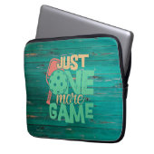 Pickleball-Sucht: Nur noch ein Spielekichel Laptopschutzhülle (Vorderseite Links)