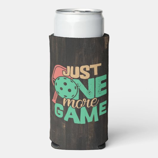 Pickleball-Sucht: Nur noch ein Spielekichel Selters Dosenkühler (Seltzer Vorderseite)