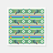 Pickleball Summer Pickleball Party Potluck Cookout Serviette (Vorderseite)