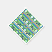 Pickleball Summer Pickleball Party Potluck Cookout Serviette (Ecke)