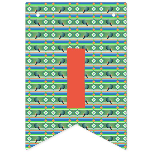 Pickleball Summer Wimpelkette (Zweite Fahne)