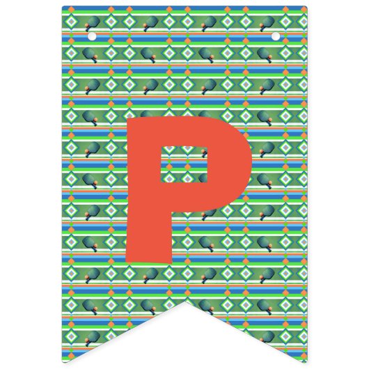 Pickleball Summer Wimpelkette (Erste Fahne)