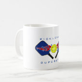 Pickleball Superstar-Kaffee-Tasse Kaffeetasse (Vorderseite Links)