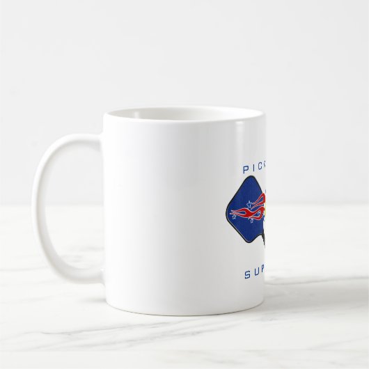 Pickleball Superstar-Kaffee-Tasse Kaffeetasse (Links)
