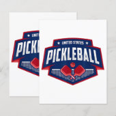 Pickleball Support Team Pickleball Player USA (Vorne/Hinten)
