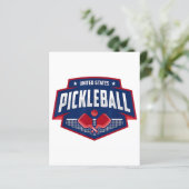 Pickleball Support Team Pickleball Player USA (Stehend Vorderseite)