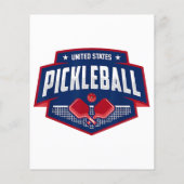 Pickleball Support Team Pickleball Player USA (Rückseite)