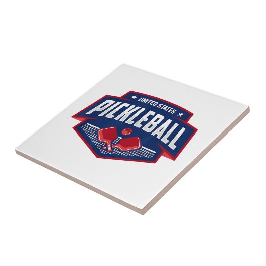 Pickleball Support Team Pickleball Player USA Fliese (Seite)