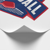 Pickleball Support Team Pickleball Player USA Geschenkpapier (Ecke)