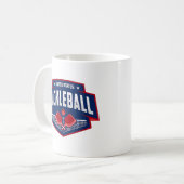 Pickleball Support Team Pickleball Player USA Kaffeetasse (Vorderseite Links)