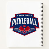 Pickleball Support Team Pickleball Player USA Notizblock (Rückseite)