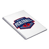 Pickleball Support Team Pickleball Player USA Notizblock (Rechte Seite)