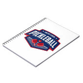 Pickleball Support Team Pickleball Player USA Notizblock (Linke Seite)