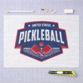 Pickleball Support Team Pickleball Player USA Seidenpapier (Handwerk)