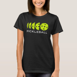 Pickleball-T - Shirt: Abmessungen der Pickleball T-Shirt