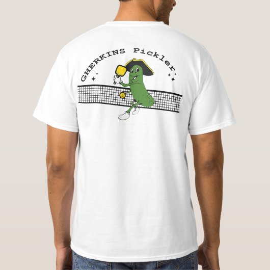 Pickleball T - Shirt - Gherkins Pickler (Rückseite)