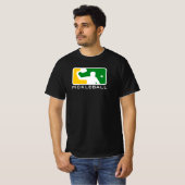 Pickleball-T - Shirt: Große Liga (grün/weiß) T-Shirt (Vorne ganz)