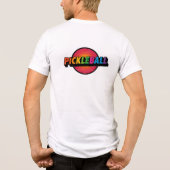 Pickleball-T-Shirt Tri-Blend Shirt (Rückseite)