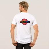 Pickleball-T-Shirt Tri-Blend Shirt (Rückseite voll)