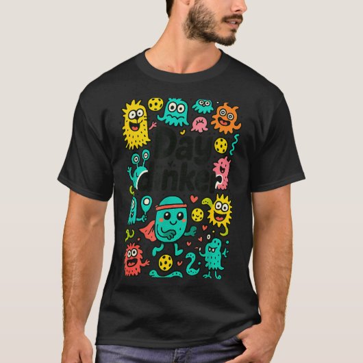 Pickleball-Tag-Dinker T-Shirt (Vorderseite)