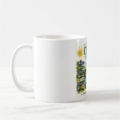 Pickleball Tagesleben Vorhersage Kaffeetasse (Links)
