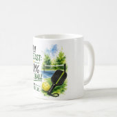 Pickleball Tagesleben Vorhersage Kaffeetasse (VorderseiteRechts)