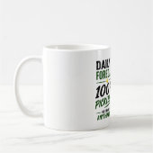 Pickleball Tagesleben Vorhersage Kaffeetasse (Links)