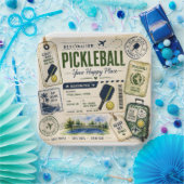 Pickleball Tagesleben Vorhersage Pappteller (Party)
