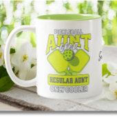 Pickleball Tante wie eine normale Tante nur Cooler Zweifarbige Tasse