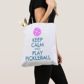 Pickleball Taschen-Tasche - behalten Sie Ruhe und Tasche (Von Nahem)