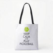 Pickleball Taschen-Tasche - behalten Sie Ruhe und