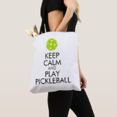 Pickleball Taschen-Tasche - behalten Sie Ruhe und Tasche (Von Nahem)