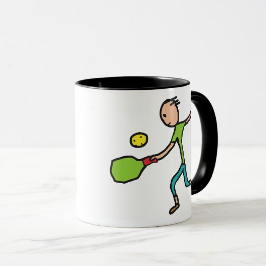 Pickleball Tasse (VorderseiteRechts)