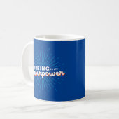 Pickleball Tasse Dinking ist meine Supermacht Funn (Vorderseite Links)