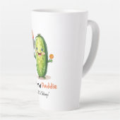 Pickleball-Tasse, Funny, Niedliches Pickleball-Ele Milchtasse (Rechte Ecke)
