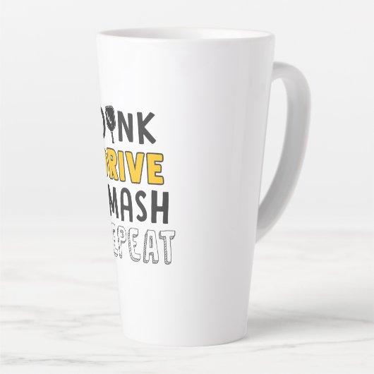 Pickleball-Tasse, Funny, Niedliches Pickleball-Ele Milchtasse (Rechte Ecke)