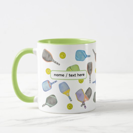 Pickleball Tasse - Funny Paddle Pattern (Links)