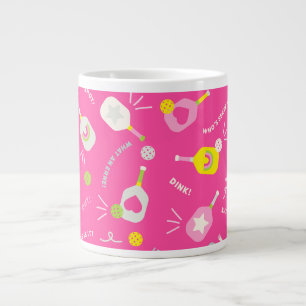 Pickleball-Tasse-Geschenk für ihre rosa Tasse