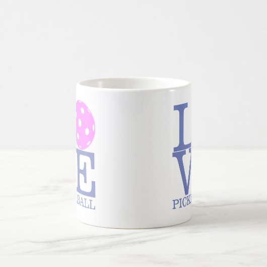 Pickleball Tasse: "LIEBE PICKLEBALL " Kaffeetasse (Mittel)