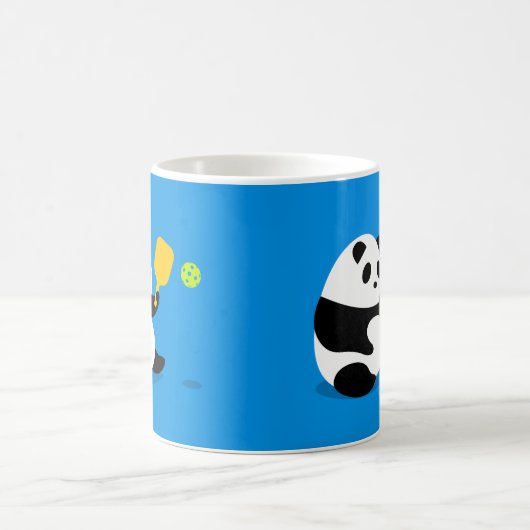 Pickleball Tasse: "Pickleball Panda " Kaffeetasse (Mittel)