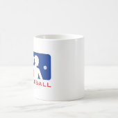 Pickleball Tasse: Spielklasse-Frauen (rot/Blau) Kaffeetasse (Mittel)