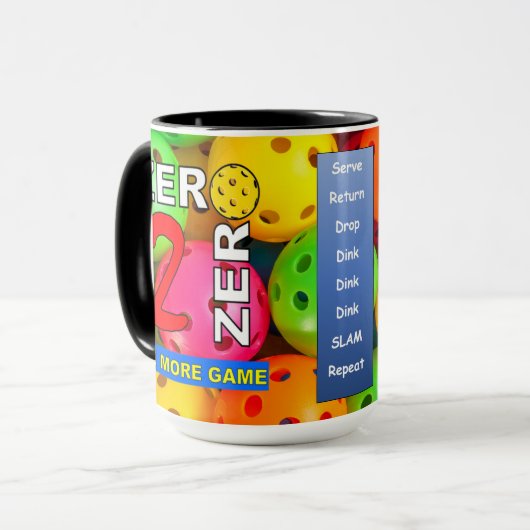 Pickleball-Tasse Tasse (Vorderseite Links)